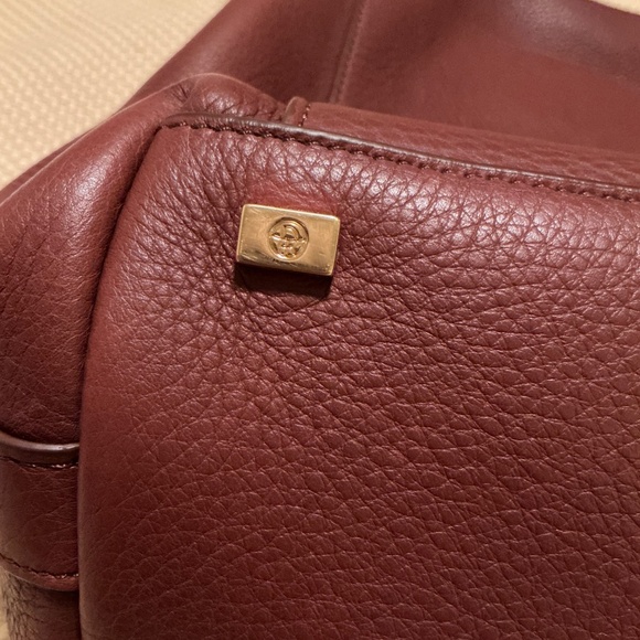 The Row Sidekick Two Fine Grain Brown Shoulder Bag - Picture 5 of 16